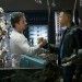 Tony Stark and James Rhodes in Stark's Workshop